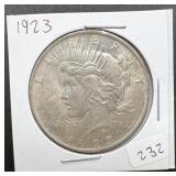 1923 Peace Silver Dollar