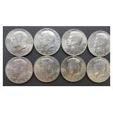 8pc 1979 Kennedy Half Dollars