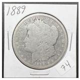 1889 Morgan Silver Dollar