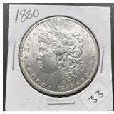 1880 Morgan Silver Dollar