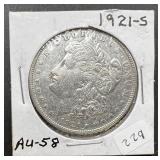 1921-S Morgan Silver Dollar