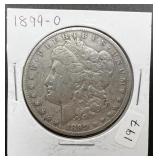 1899-O Morgan Silver Dollar