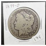 1899-O Morgan Silver Dollar