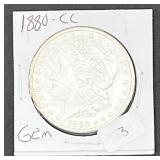 1880-CC Morgan Silver Dollar