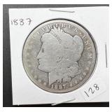 1887 Morgan Silver Dollar