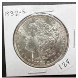 1882-S Morgan Silver Dollar