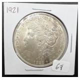 1921 Silver Morgan Dollar