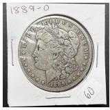 1889-O Morgan Silver Dollar