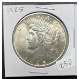1925 Peace Silver Dollar