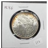 1886 Morgan Silver Dollar