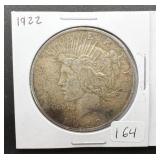 1922 Peace Silver Dollar