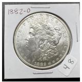 1882-O Morgan Silver Dollar