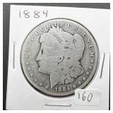 1884 Morgan Silver Dollar