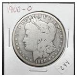 1900-O Morgan Silver Dollar