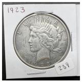 1923 Peace Silver Dollar