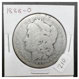 1888-O Morgan Silver Dollar