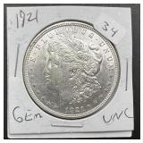 1921 Morgan Silver Dollar