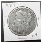 1883 Morgan Silver Dollar