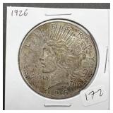 1926 Peace Silver Dollar
