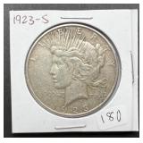 1923-S Peace Silver Dollar