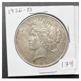 1926-D Peace Silver Dollar