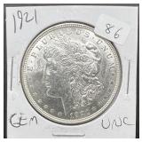 1921 Morgan Silver Dollar