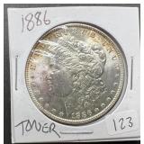 1886 Morgan Silver Dollar