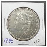1890 Morgan Silver Dollar