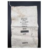 Vintage Philadelphia Bank Bag