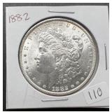 1882 Morgan Silver Dollar
