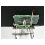 Case Toothpick Emerald Green Bone Handle