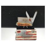 Case Trapper Orange Bone Handle Bats #004