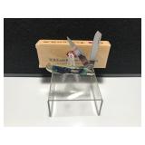 Case Peanut Teal Bone Handle