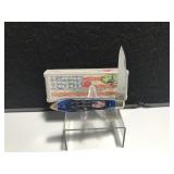 Case Teardrop Blue Bone Handle Union