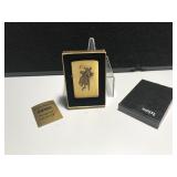 Zippo Lighter Brass Marlboro Bucking Horse & Rider