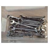 Assorted Standard and Metric Wrenches
