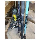 Assorted Fishing Rods and Reels - Read Details