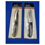 2 New Gut Hook Hunting Knives