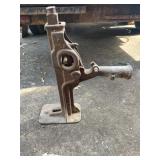 Antique Duff Barrett Cast Iron Railroad Jack