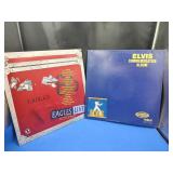 Eagles and Elvis Commemorative Vinyl Records