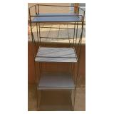 Metal Shelf Unit With Four Tiers