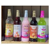 Various flavors of  Skinny Syrups