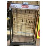 Oversize all-wire Bridgford retail display rack