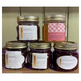 5 jars of homemade jams +++