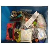 Half Tote Full of Plastic Fishing Lures & More