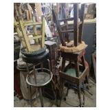 6 Shop Stools
