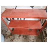 Orange Metal Shelf