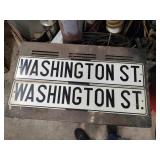 2 Vtg Oak Ridge Washington St Signs