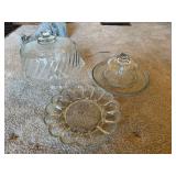Glass Servingware with Dome Covers