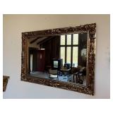 Ornate Gold Framed Wall Mirror